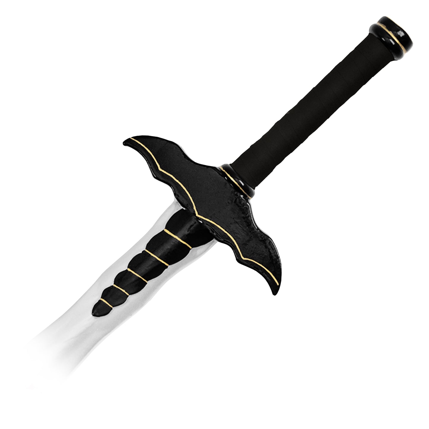 Hero's Edge - 36" Black & Gold Foam Sword Replica | Collectible Foam Sword