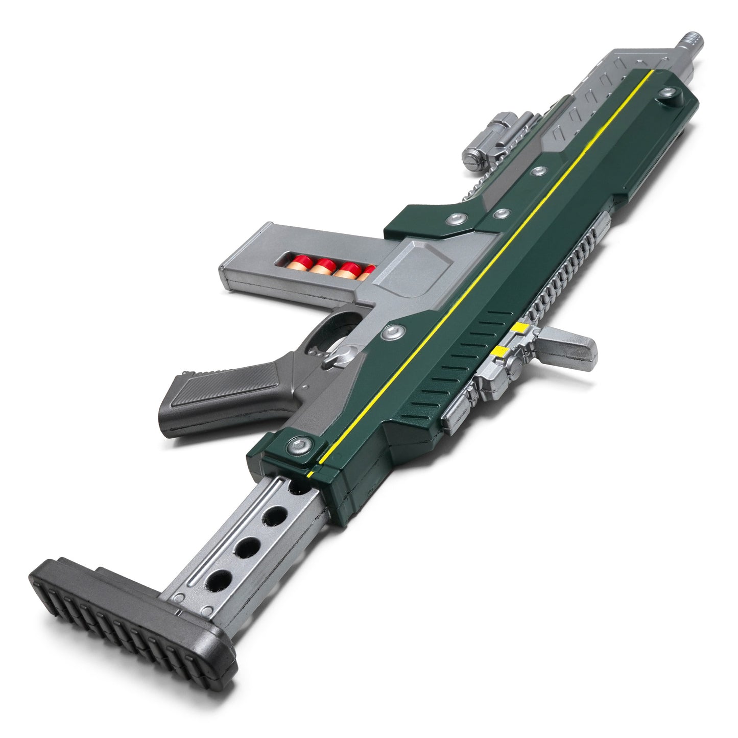 31.5" – Gray & Green Sci-Fi Shotgun | Collectible Foam Replica Gun