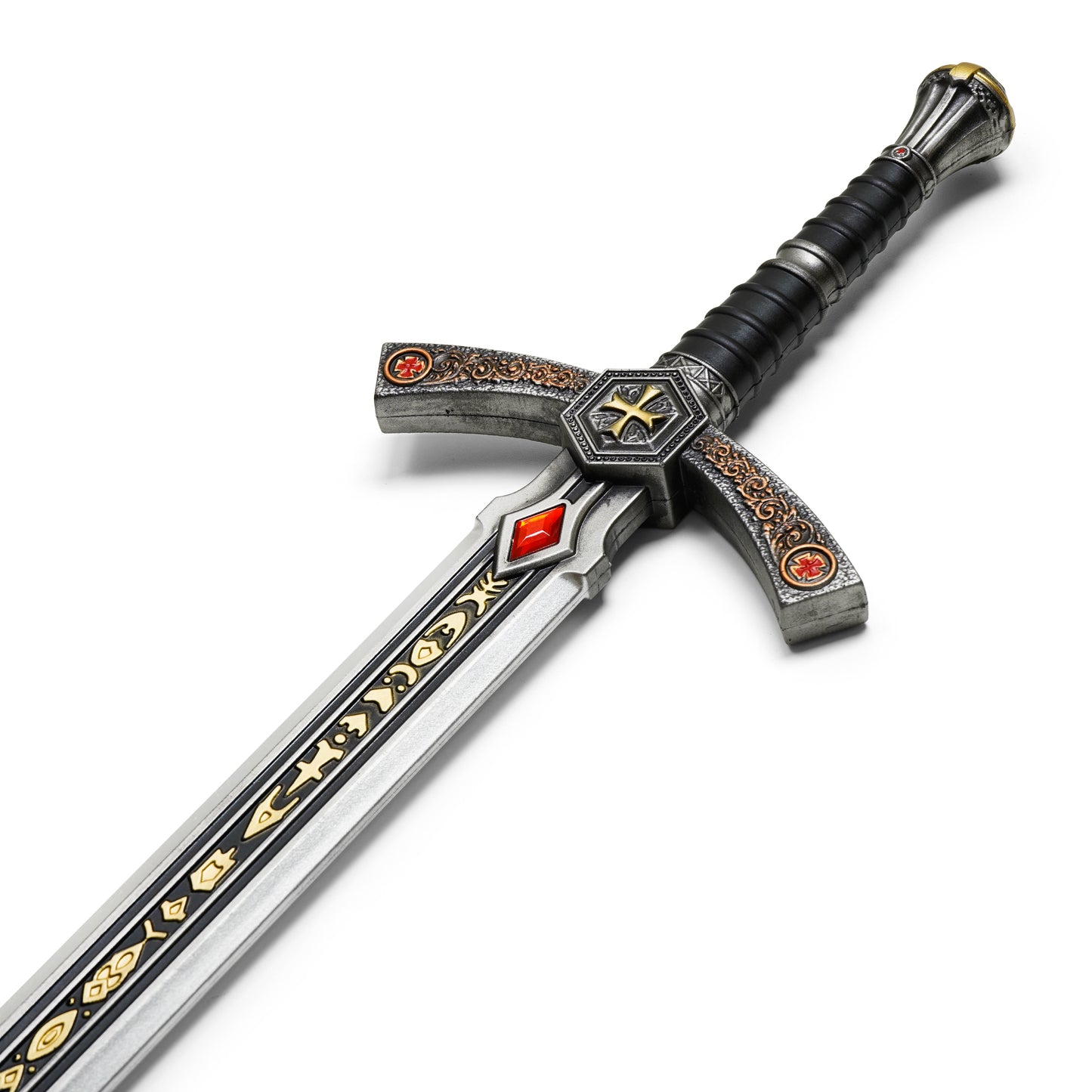 35.5" Jeweled Crusader Sword | Collectible Foam Sword