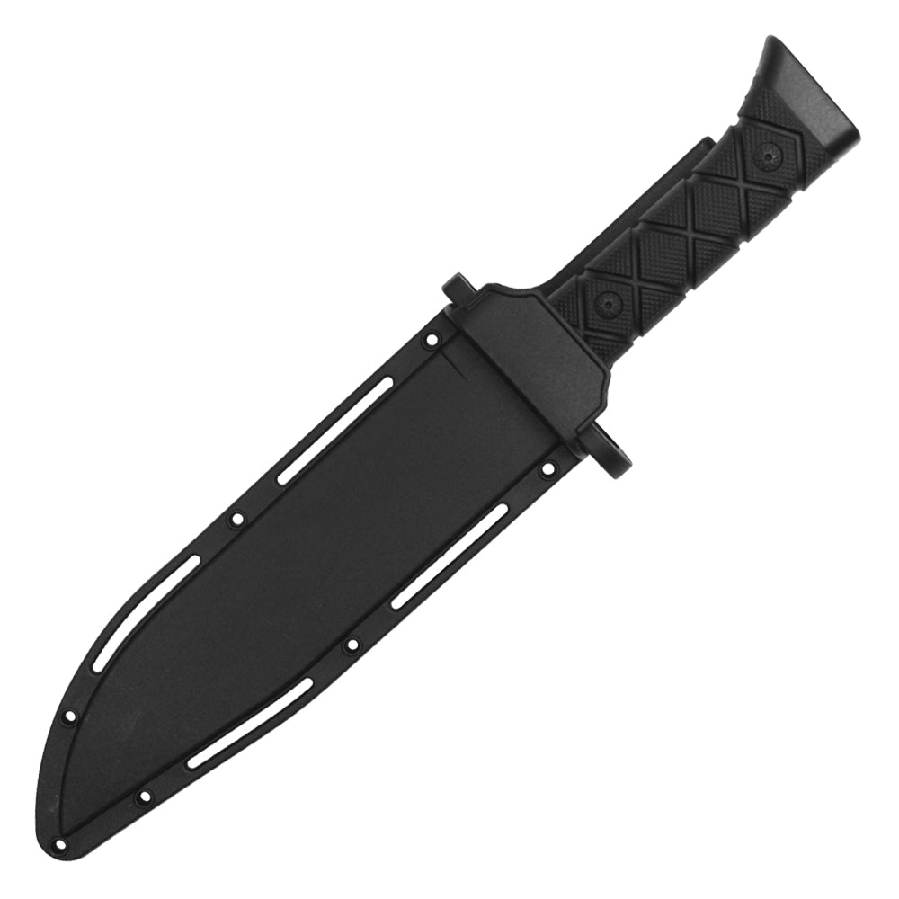 Wartech - 14" Black Serrated | Hunting Knife