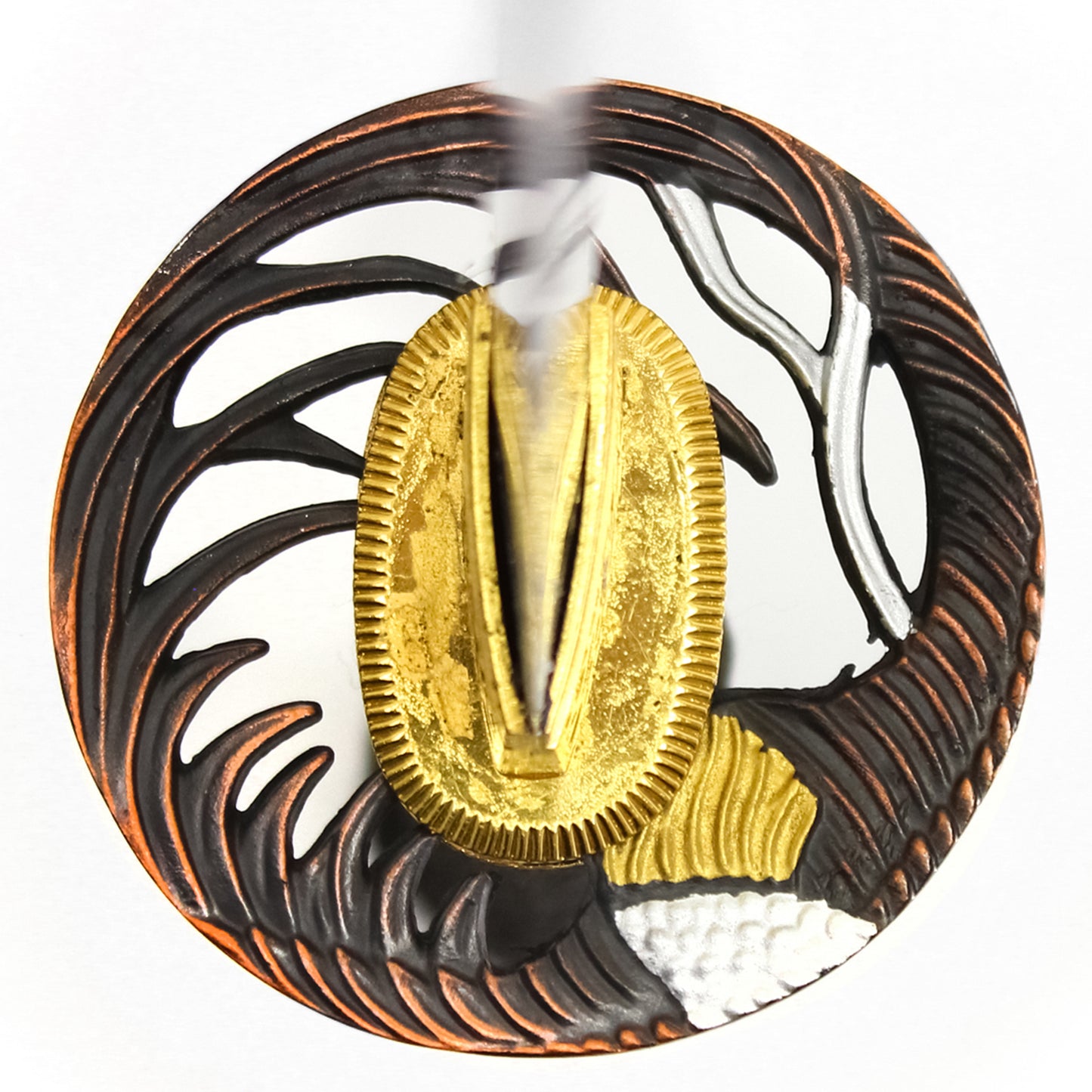 40" Black/Red Carbon Steel | Hand Forged Katana Display Sword