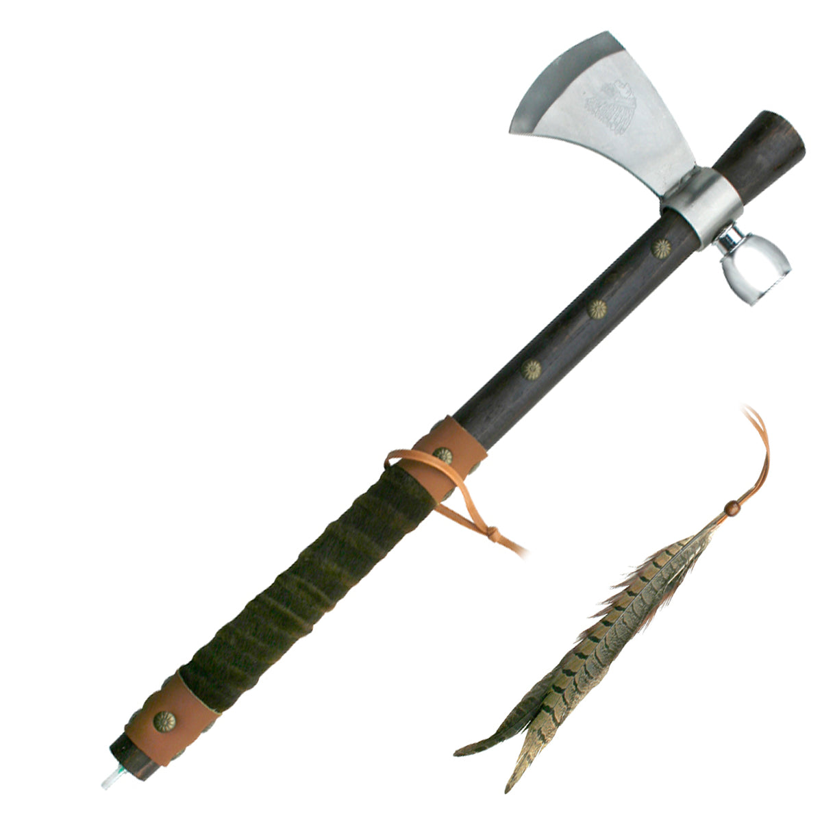 19" Tomahawk with Functional Pipe | Decorative Axe