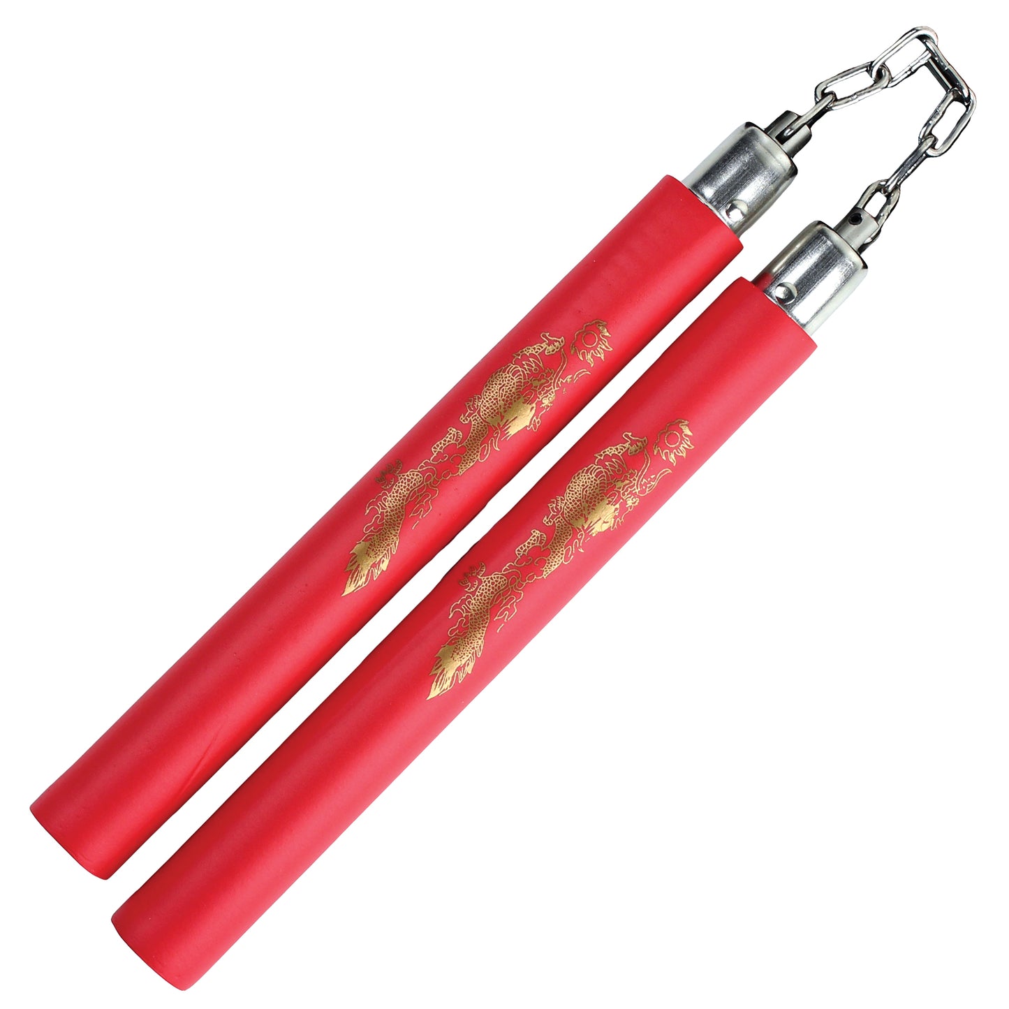 12" Red Foam Dragon Nunchaku | Martial Arts Training Weapon