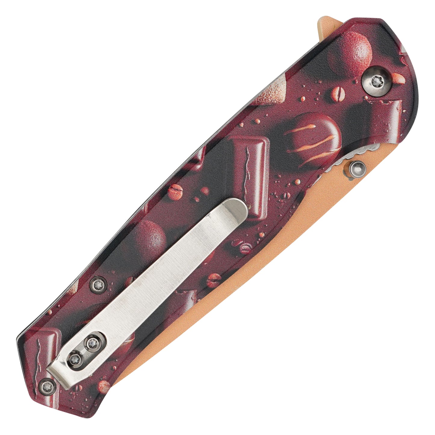 Wartech - 8" Chocolate Delights | Spring Assisted Pocket Knife