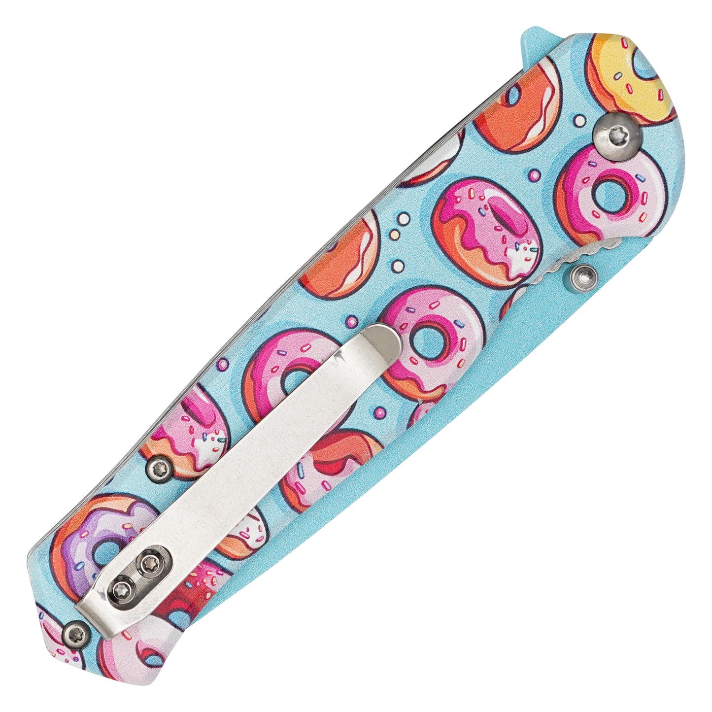 Wartech - 8" Frosted Donuts | Spring Assisted Pocket Knife