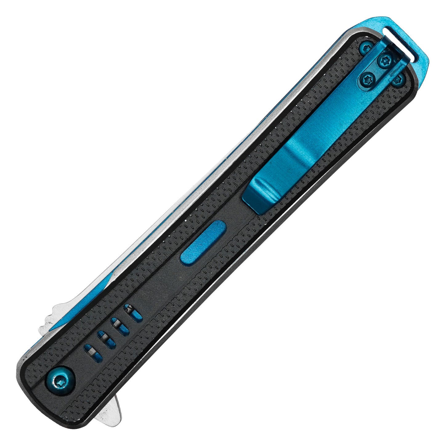 Wartech - 8.75” Black & Blue | Spring Assisted Pocket Knife