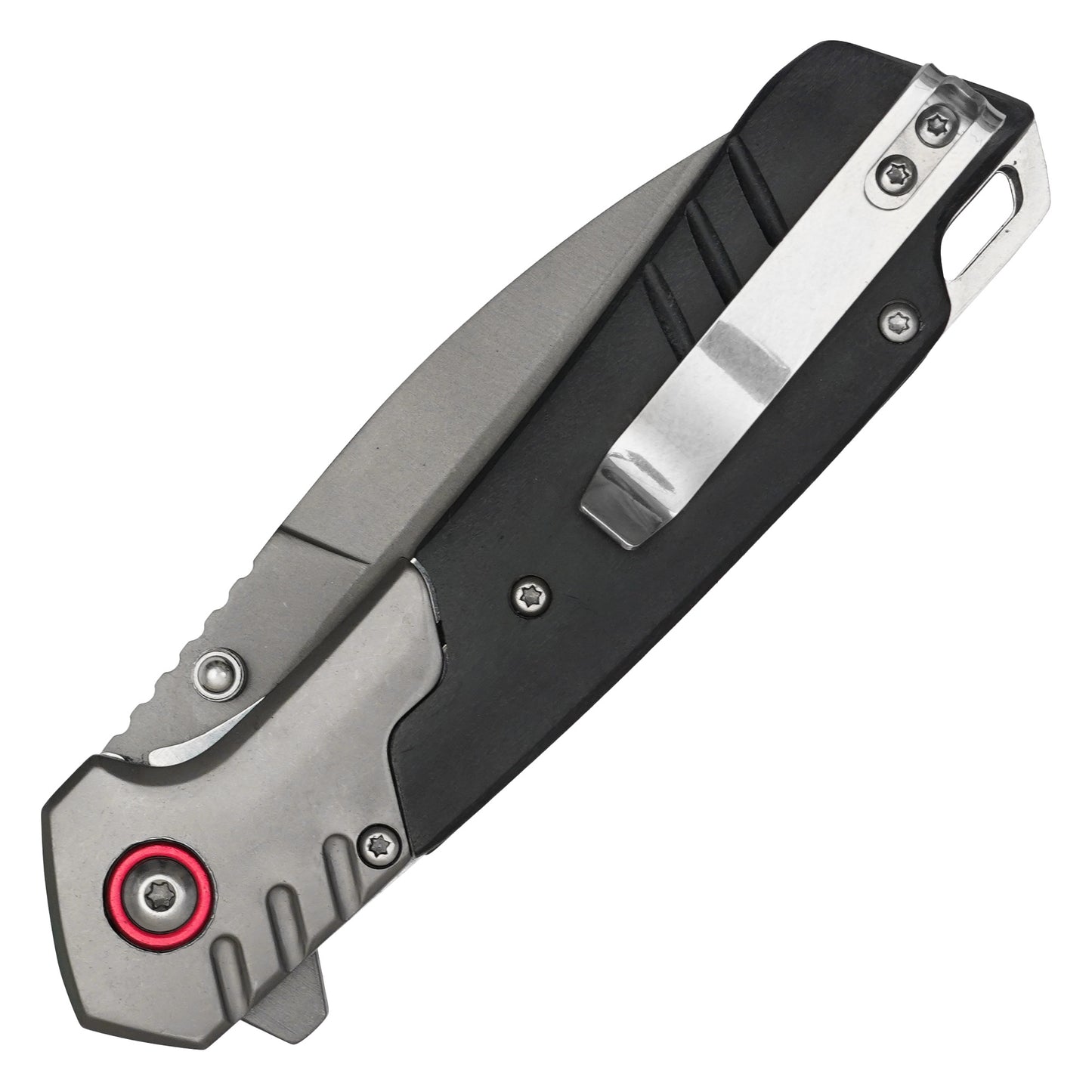 Wartech - 8" Black Wood 2-Tone | Spring Assisted Pocket Knife