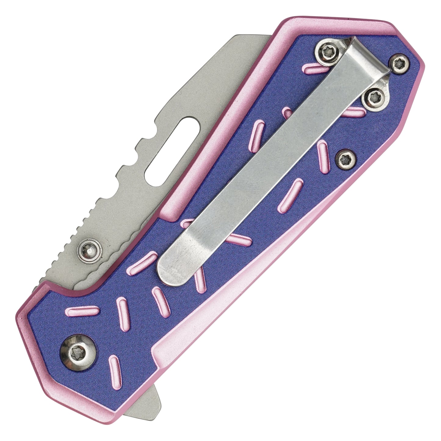 Wartech - 6.5” Pink Sprinkles | Spring Assisted Pocket Knife