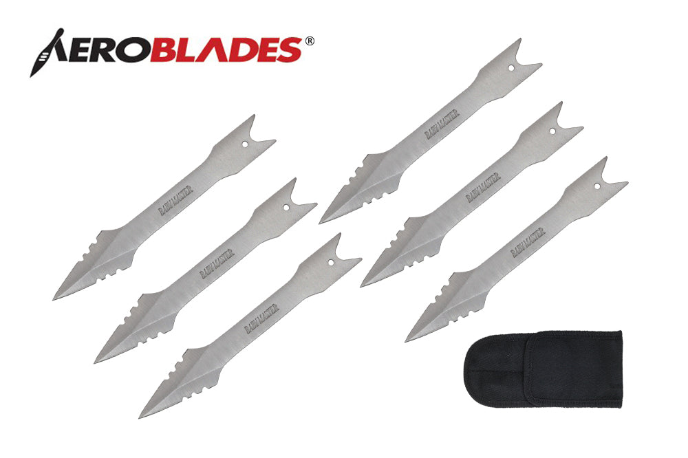 5.5-inch 6pc. Stainless Steel Throwing Knive Set