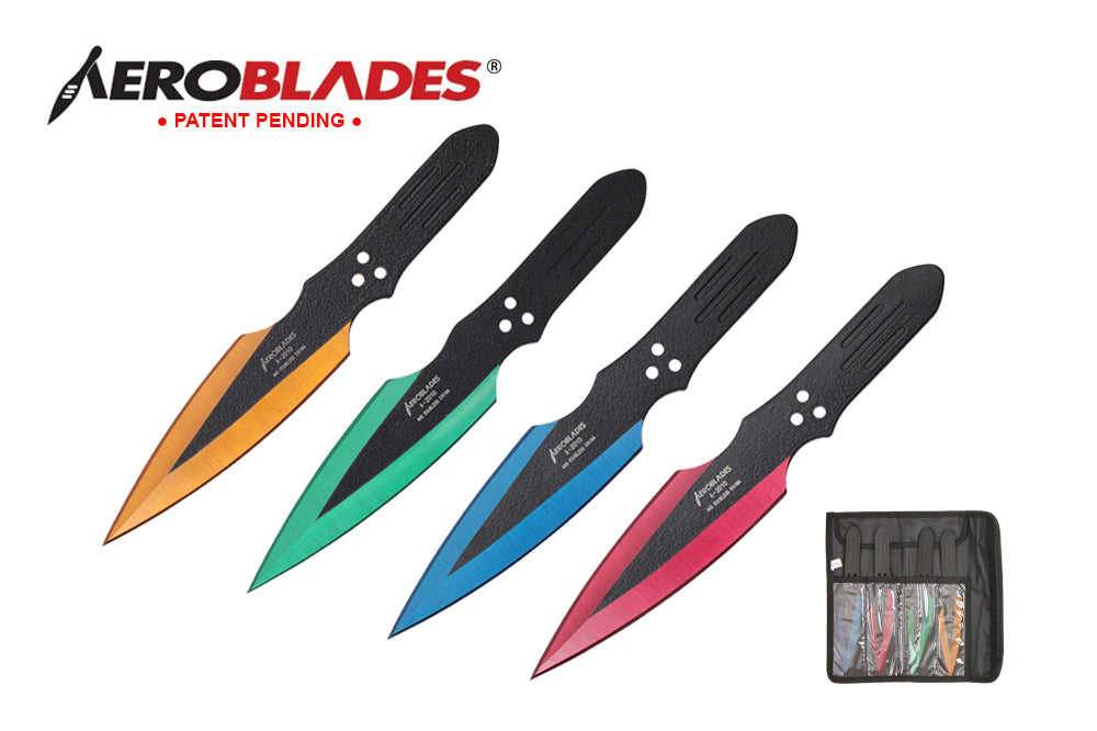 7.5-inch 4pc Set Assorted Color Thrower