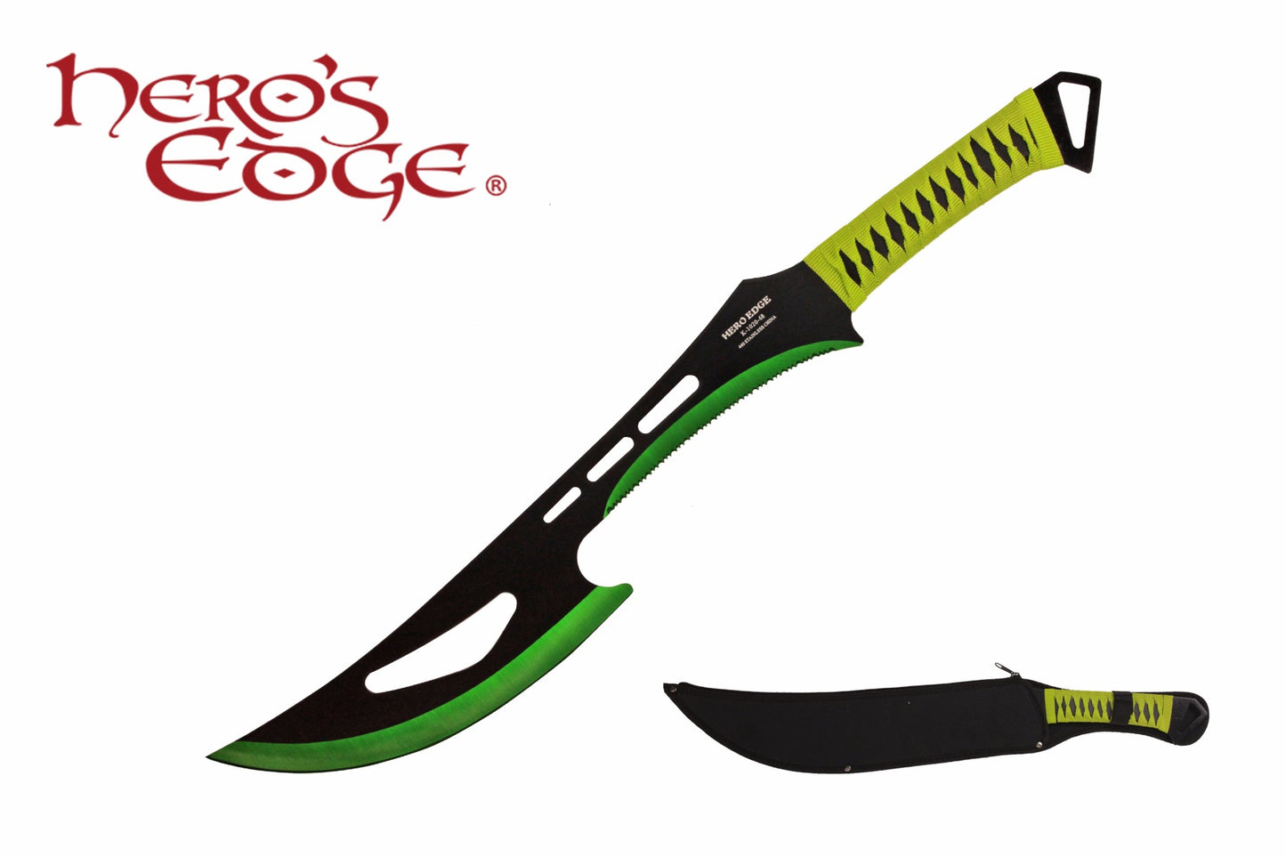 24-inch 440 Stainless 2 Tone Blade Sword w Sheath