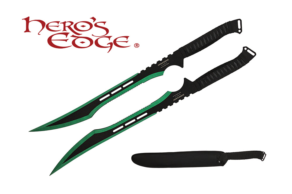 27-inch 440 Stainless 2 Tone Blade Sword w Sheath