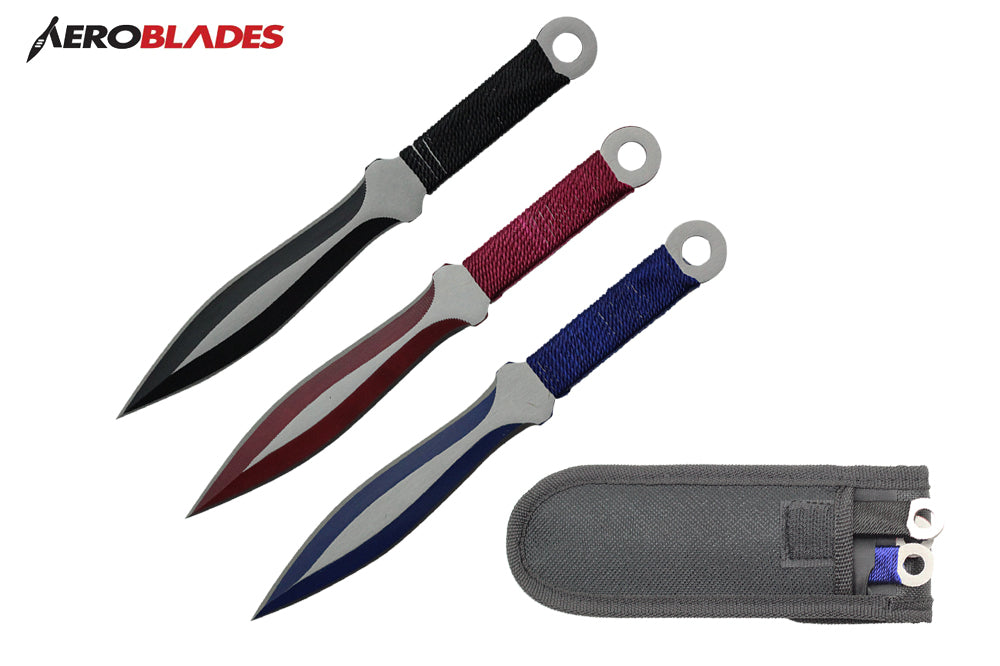SET OF3 K THROWING KNIFE