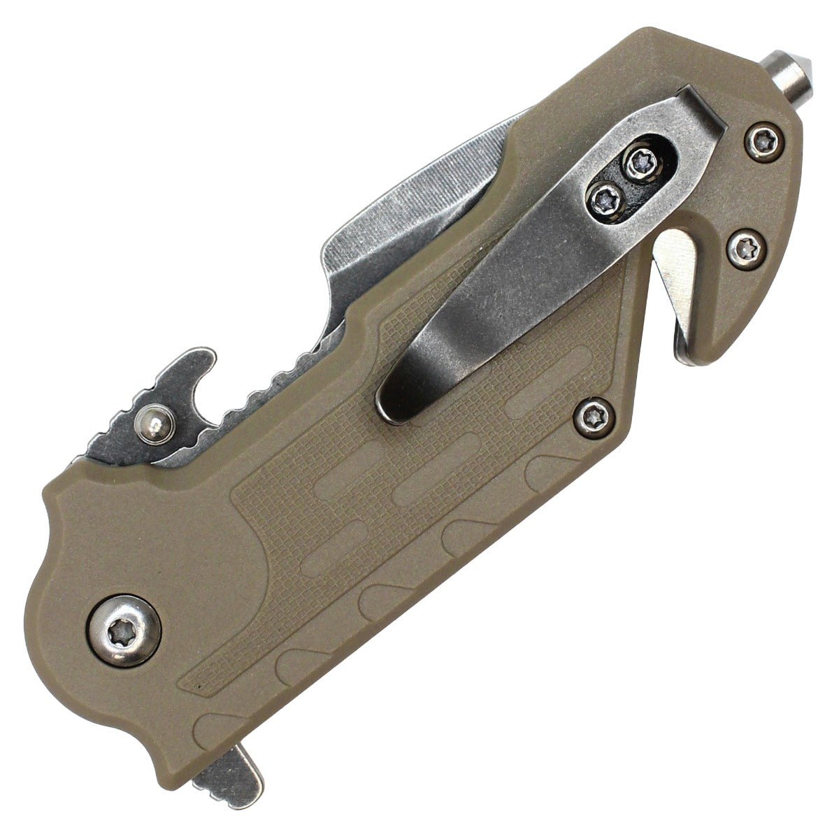 Wartech - 6" Desert Stonewashed | Spring Assisted Pocket Knife