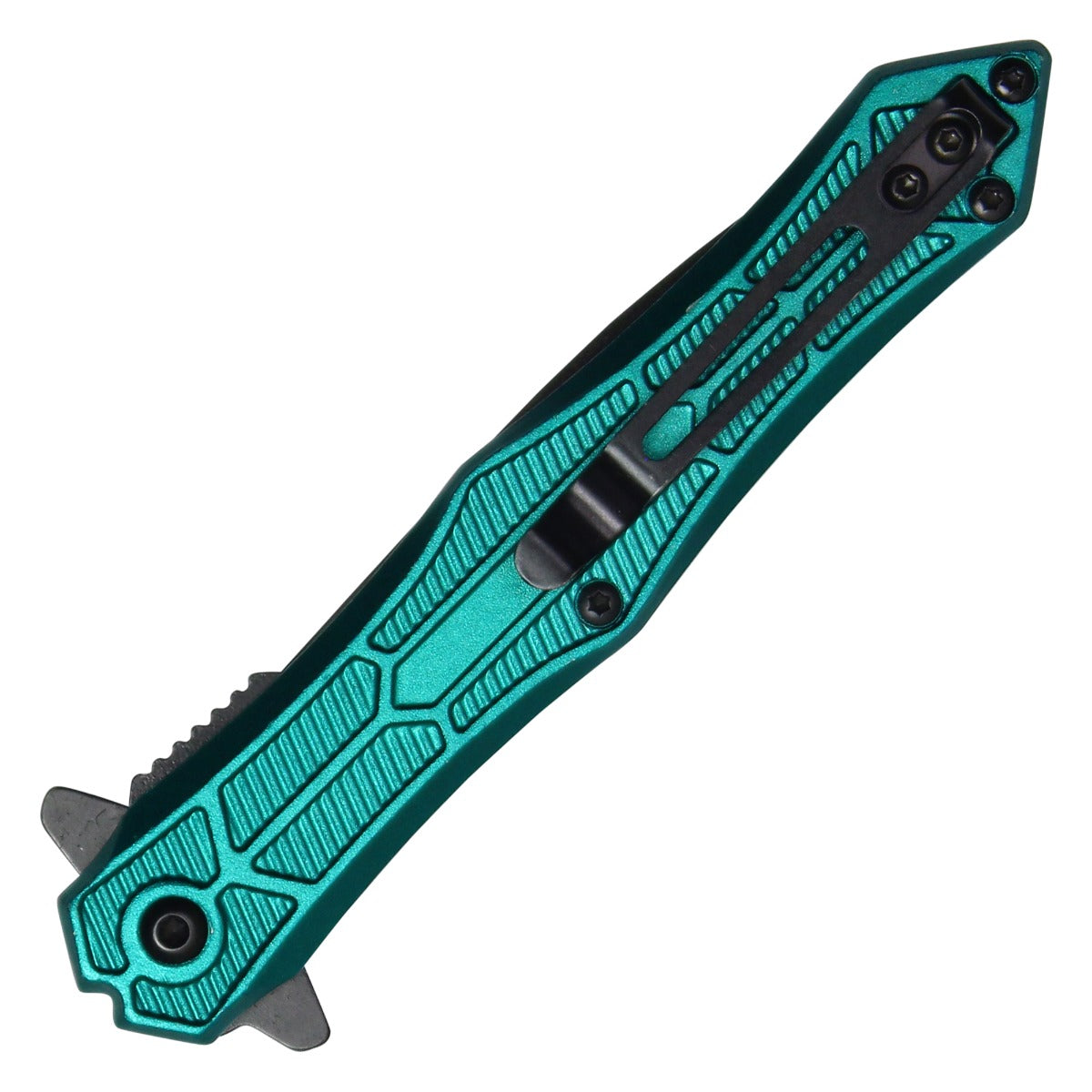 Wartech - 8" Teal | Spring Assisted Pocket Dagger