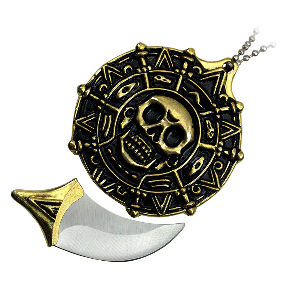4.13" Pirate Necklace | Hidden Blade Neck Knife