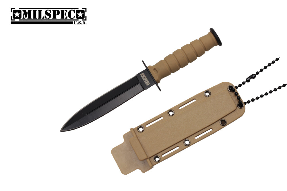 6 knife 3.5 black blade yellow handle w yl case-inch