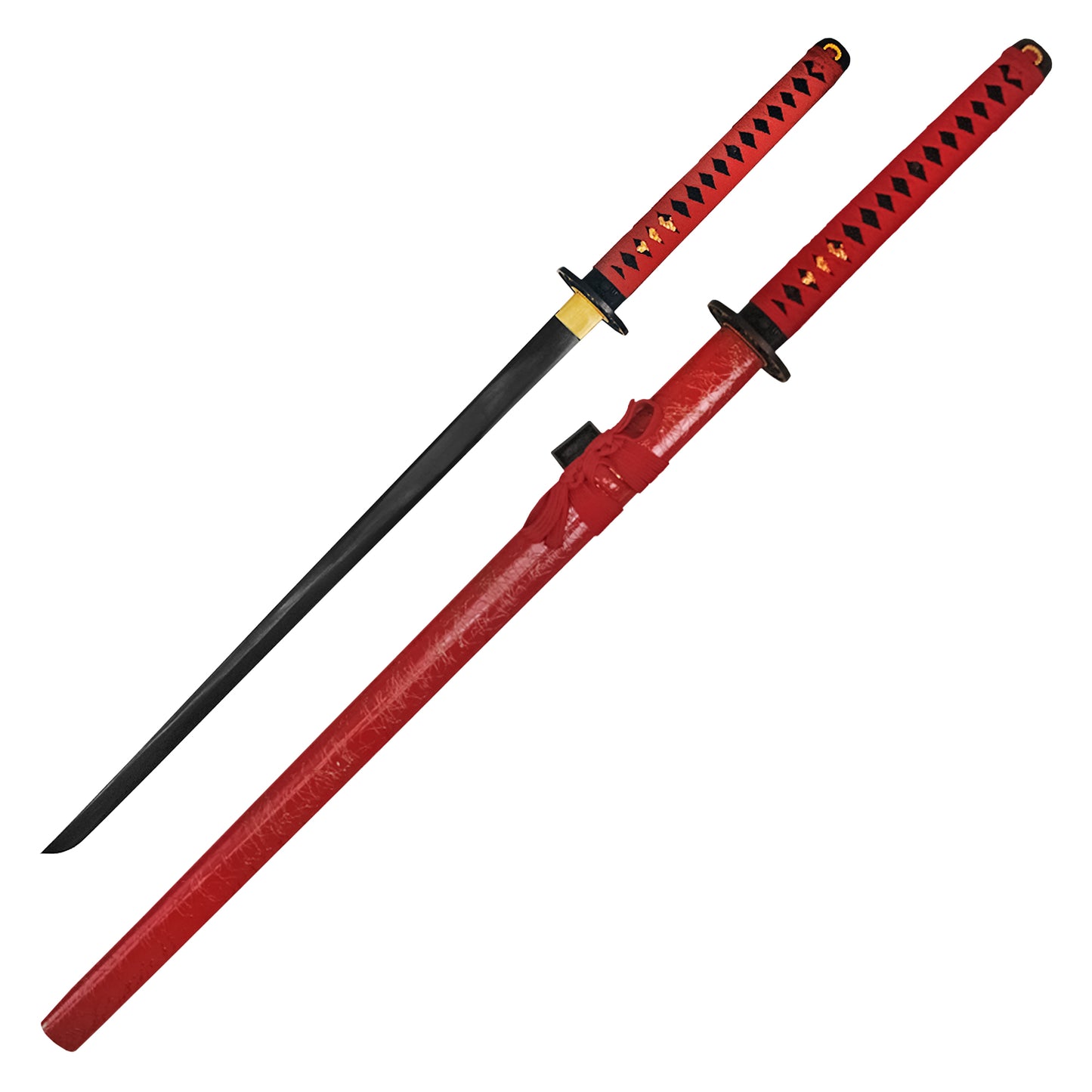 41" Red Carbon Steel | Collectible Katana Display Sword