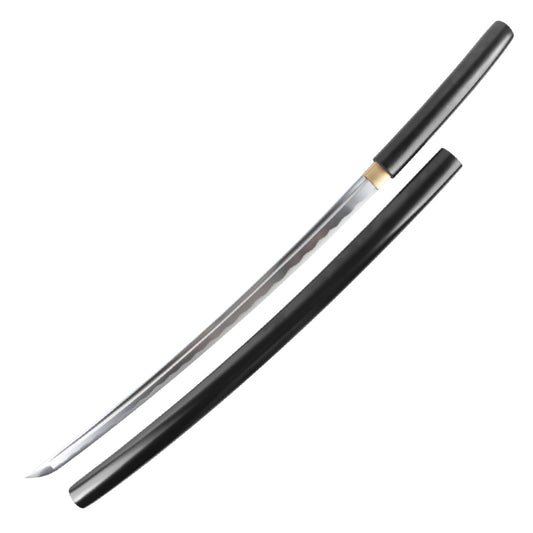 40" Black Shirasaya w/ Scabbard) | Collectible 1045 Carbon Steel Katana