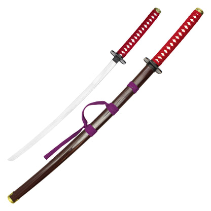 38" Red & Brown Katana | Collectible Display Replica
