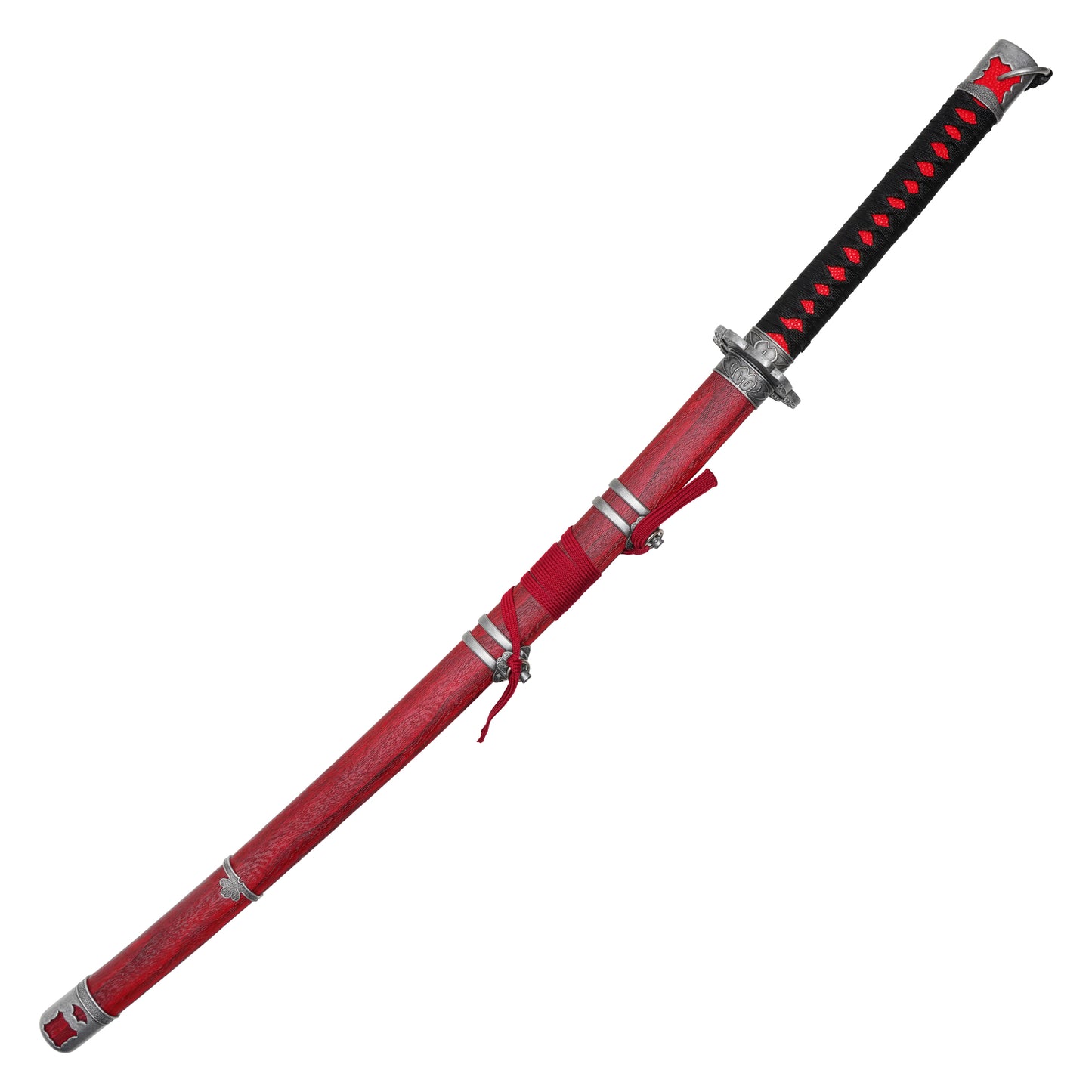 40" Red Blade Katana | Collectible Display Replica