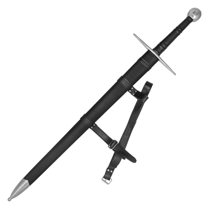 Historical - 40.75" Manganese Medieval Sword Replica | Collectible Display Manganese Steel Sword