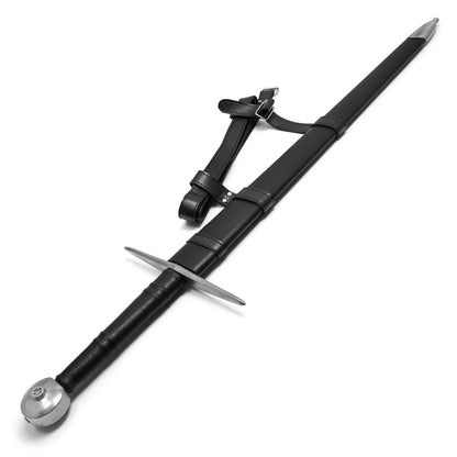 Historical - 40.75" Manganese Medieval Sword Replica | Collectible Display Manganese Steel Sword