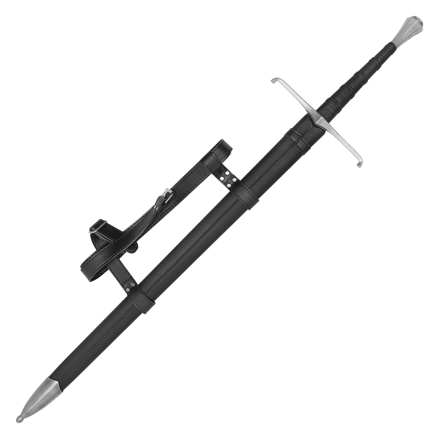 Historical - 42" Manganese Medieval Sword Replica | Collectible Display Manganese Steel Sword