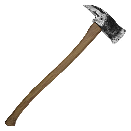 Heros Edge - 27" Chrome Pickhead Axe Replica | Collectible Foam Axe
