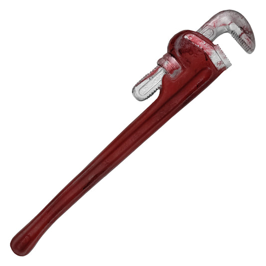 Heros Edge - 25.5" Bloody Pipe Wrench Replica | Collectible Foam Prop