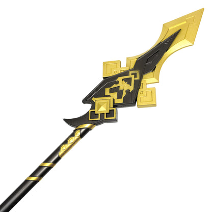 39.5" Obsidian Vortex Spear | Collectible Foam Fantasy Polearm