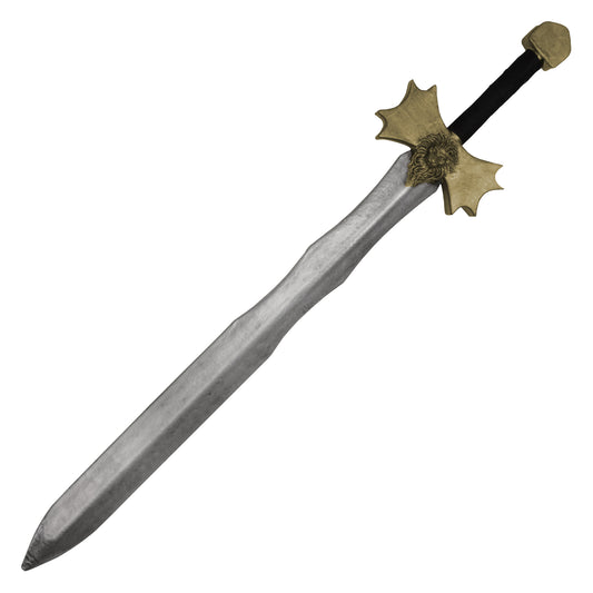 Heros Edge - 41.5" Lion Pommel Broad Sword Replica | Collectible Foam Sword