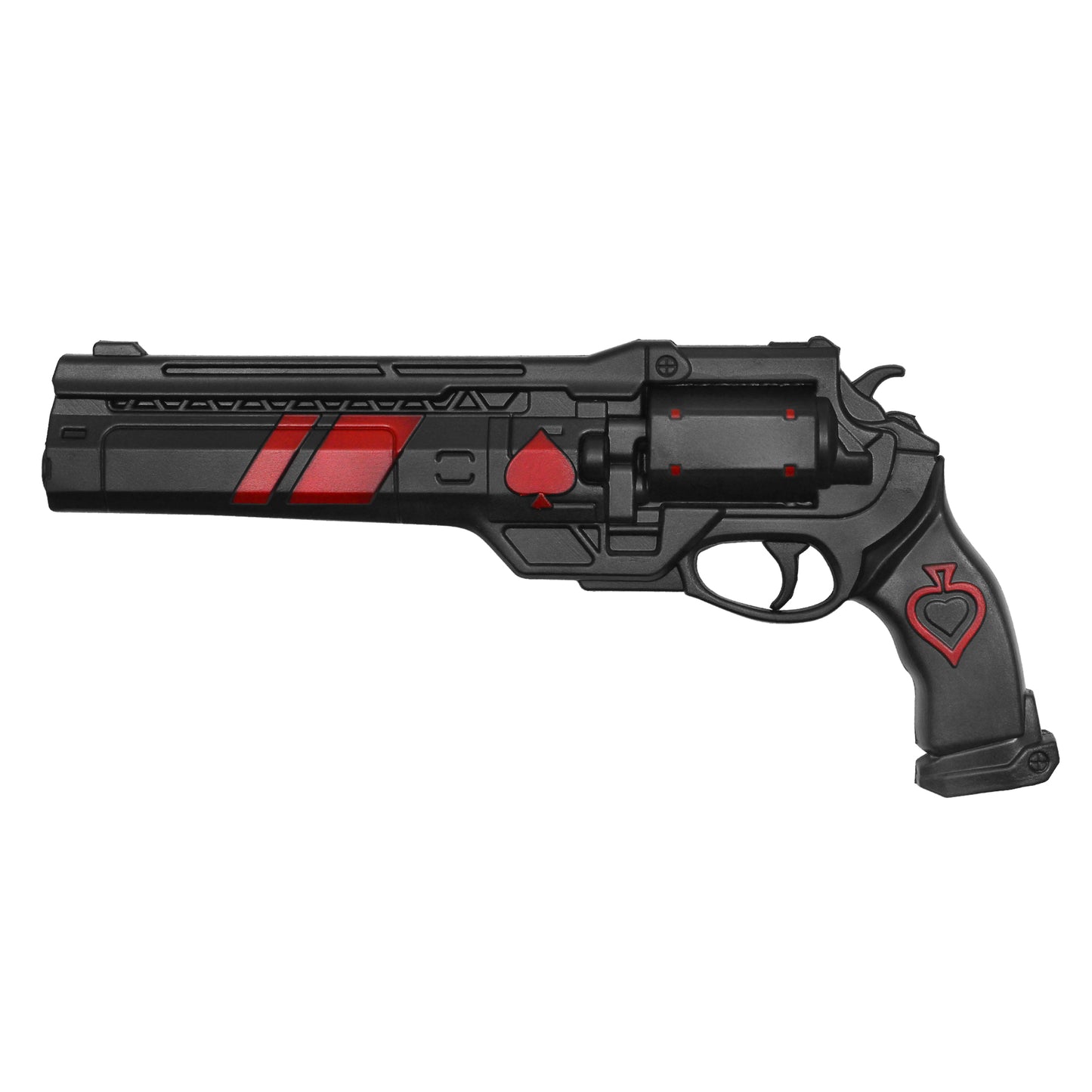 15" – Black & Red Foam Revolver | Collectible Foam Replica Revolver