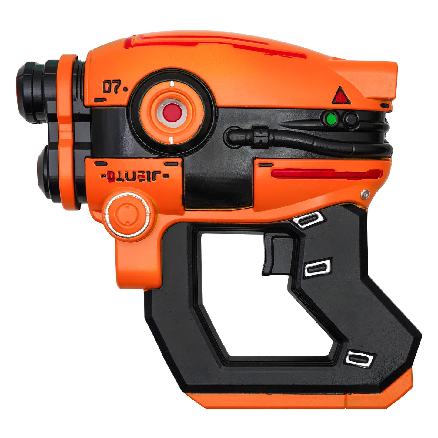 9.75" – Orange Sci-Fi Multi-Tool | Collectible Foam Replica Gun
