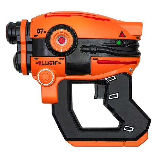 9.75" – Orange Sci-Fi Multi-Tool | Collectible Foam Replica Gun