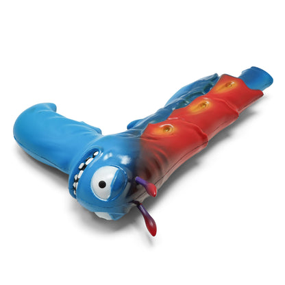 10" – Blue & Red Sci-Fi Pistol | Collectible Foam Replica Gun