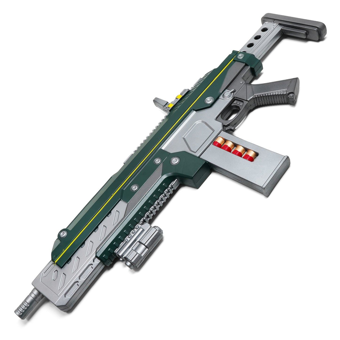 31.5" – Gray & Green Sci-Fi Shotgun | Collectible Foam Replica Gun