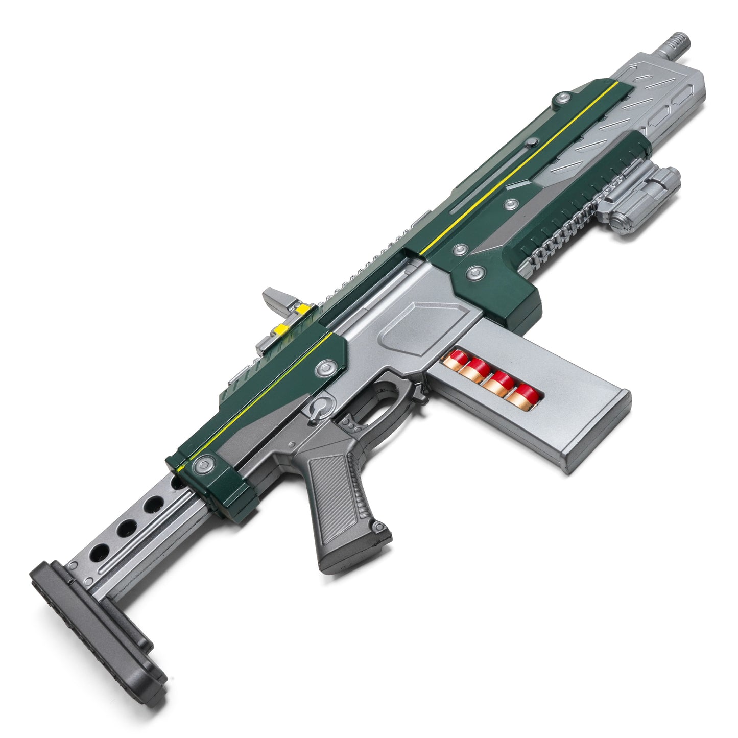 31.5" – Gray & Green Sci-Fi Shotgun | Collectible Foam Replica Gun