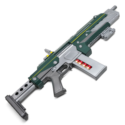 31.5" – Gray & Green Sci-Fi Shotgun | Collectible Foam Replica Gun