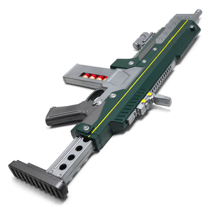 31.5" – Gray & Green Sci-Fi Shotgun | Collectible Foam Replica Gun