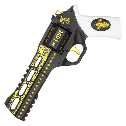 11" – White Grip Foam Pistol | Collectible Foam Replica Gun