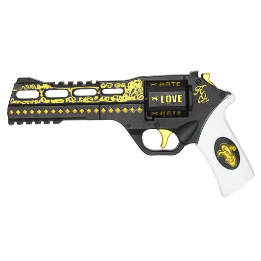 11" – White Grip Foam Pistol | Collectible Foam Replica Gun