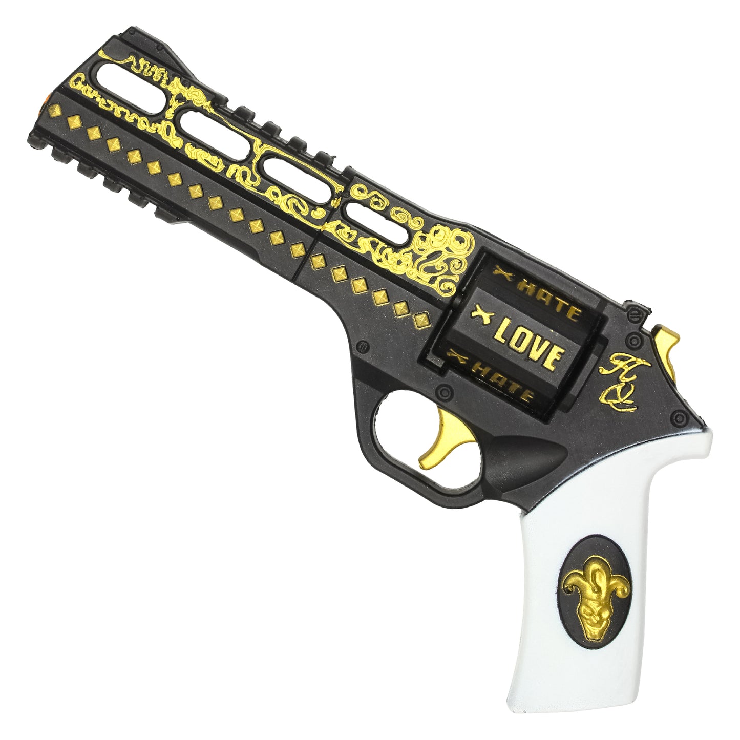 11" – White Grip Foam Pistol | Collectible Foam Replica Gun