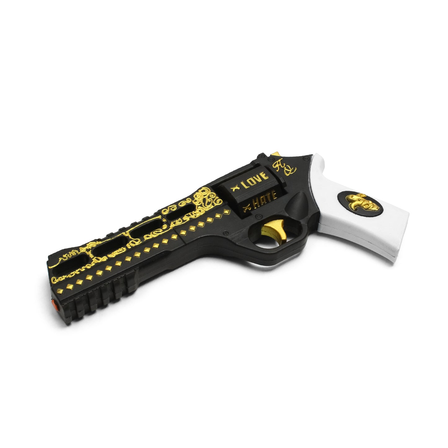 11" – White Grip Foam Pistol | Collectible Foam Replica Gun