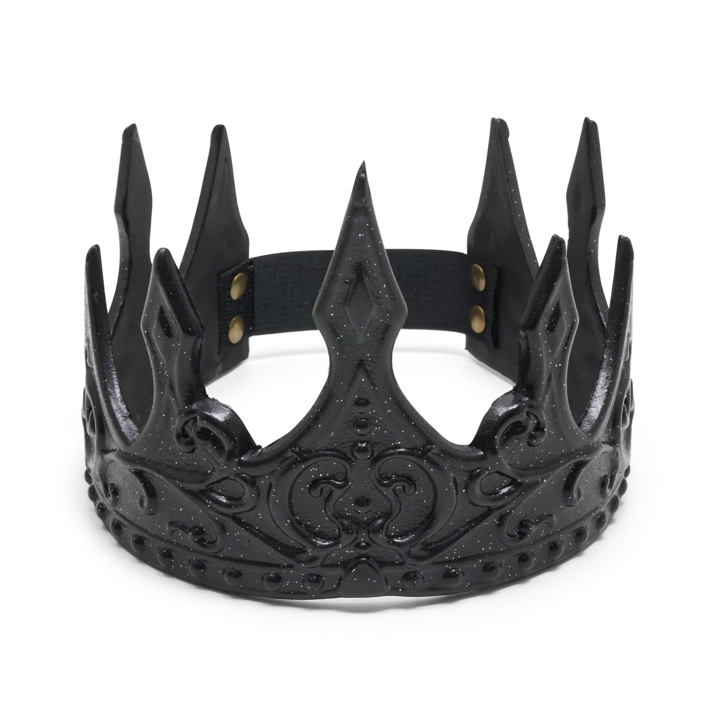Ornate Black Crown | Foam Costume Crown
