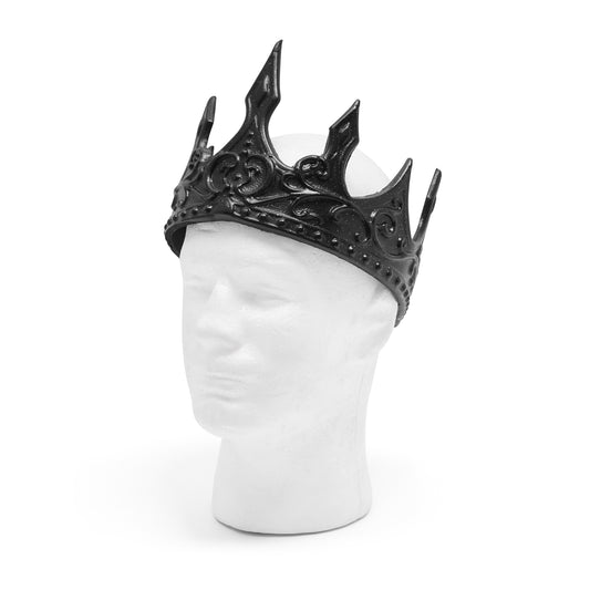 Ornate Black Crown | Foam Costume Crown