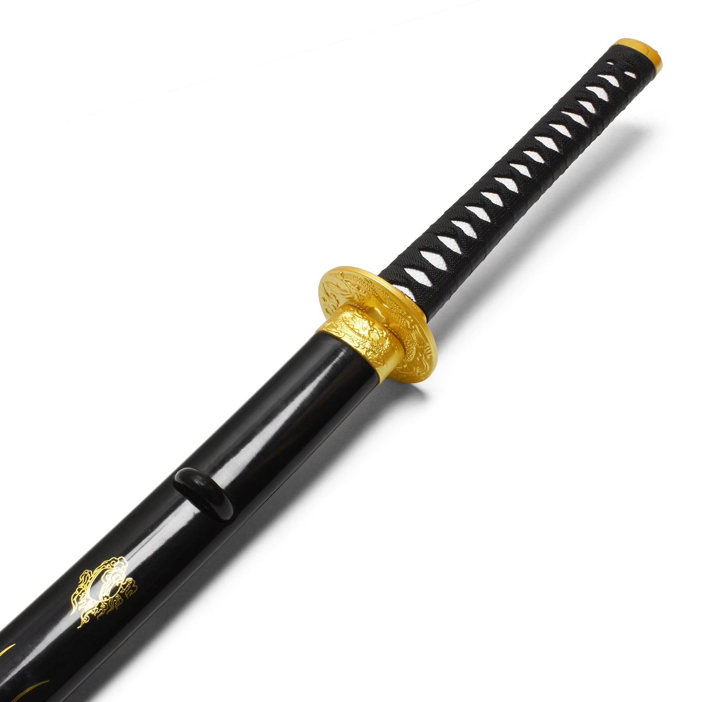 40" Black Dragon Katana | Collectible Foam Katana