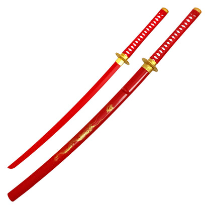 40" Red Dragon Katana | Collectible Foam Katana