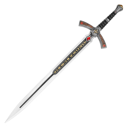 35.5" Jeweled Crusader Sword | Collectible Foam Sword