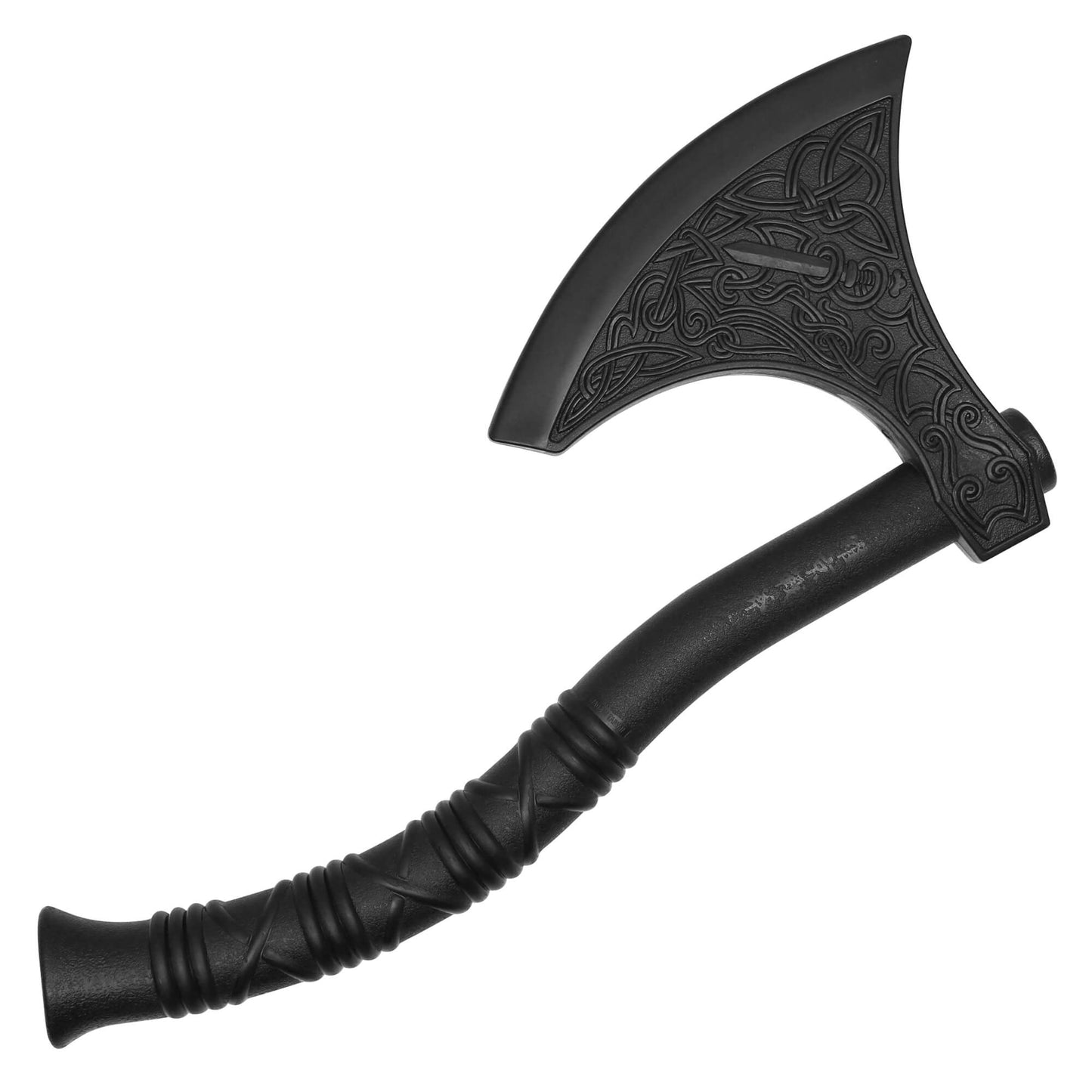 14.25" Black Polypropylene Viking War Axe